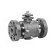 Manual High Pressure Flange Type Hard Seal Fixed Ball Valve