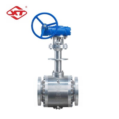 unique design new type three-stage ball valve turbine rotation cryogenic ball valve