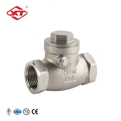 Hot Sales Stainless Steel Spring Loaded Mini Stop Threaded Check Valve