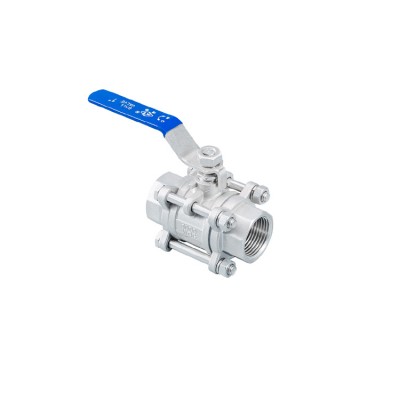 High Precision Quality Opening Is Used As The Valve Core 1000wog Stainless Steel 3 Way Ball Valves