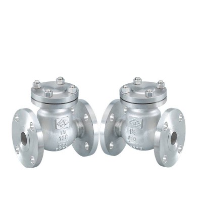 Custom Flanged Spring Stainless Steel Check Valve,Cf8 Api Standard Swing Air Compressor Check Valve Price